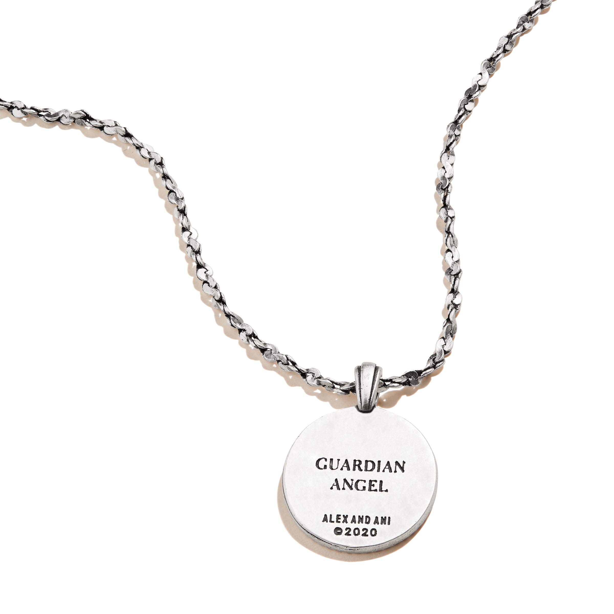 Alex and Ani Guardian Angel Duo Charm Adjustable Necklace