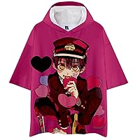 Anime Toilet Bound Hanako kun T-Shirt Tops Tee Short Sleeve Costume Pullover Double-Sided Printed