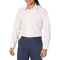 Brooks Brothers Men's Non-Iron Long Sleeve Button Down Ainsley Collar Stretch Dress Shirt, Solid