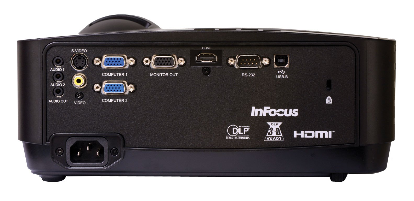 InFocus Corporation IN116x WXGA DLP Projector, HDMI, 3200 Lumens, 15000:1 Contrast Ratio, 3D