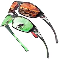 FAGUMA Sports Polarized Sunglasses For Men Cycling Driving Fishing 100% UV Protection