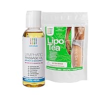 Arnica Coconut Lymphatic Drainage Massage Oil & Liposuction Tea Bundle
