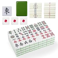Japanese Riichi Mahjong Set - Black Standard Size Tiles and Vinyl Case –  Yellow Mountain Imports