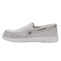 Lamo Men's Calvin Lightweight Water-Resistant Canvas Slip-On Shoes with Textured Upper and Hyper-Cushion Footbed