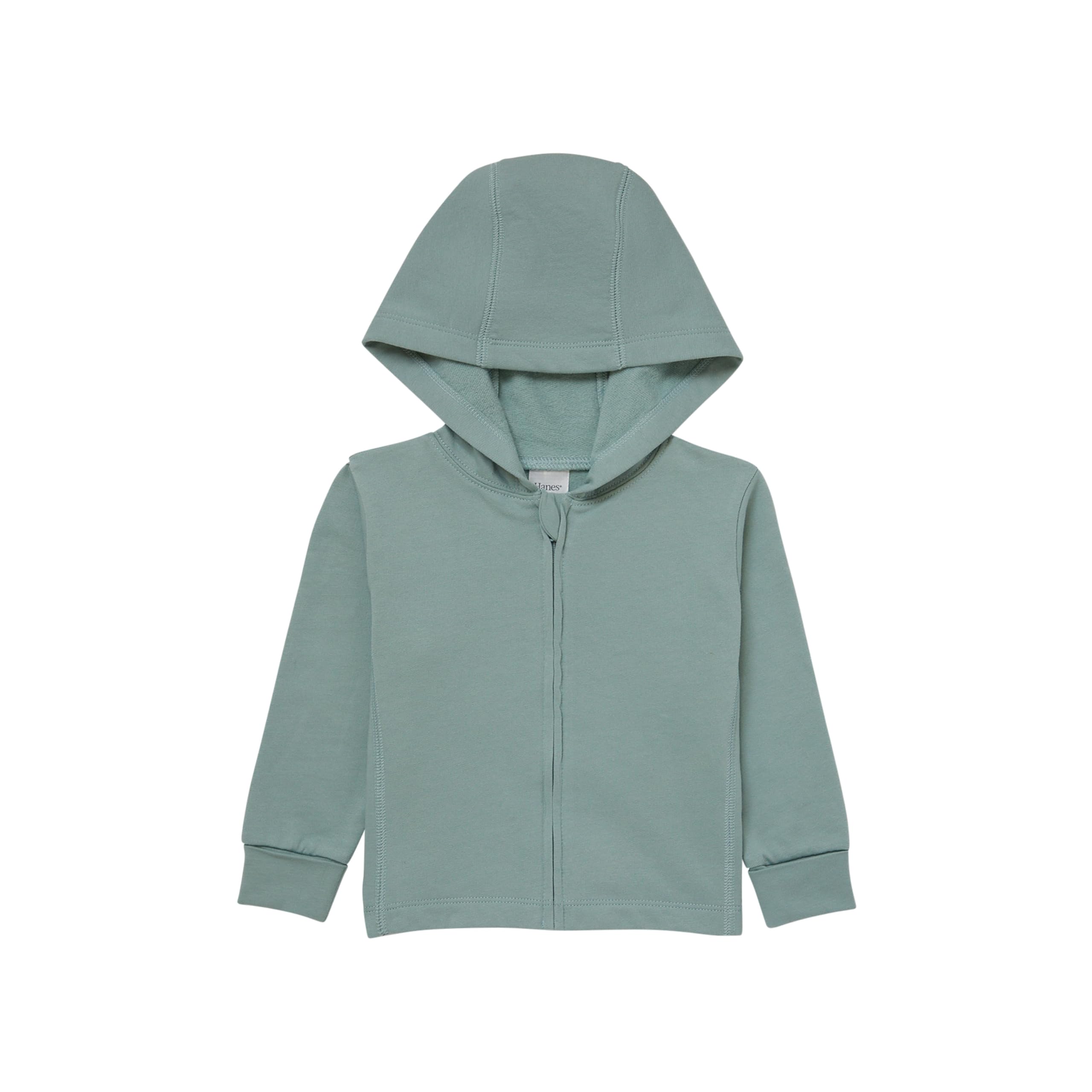 Hanes Baby Pure Comfort Organic Hoodie, French Terry Full-Zip Hooded Sweatshirt, Infant Boys & Girls