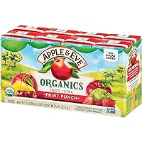 Apple & Eve Organics, Fruit Punch, 6.75 Fluid-oz, 8 Count, Pack of 5
