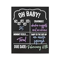 JennyGems Pregnancy Announcement Chalkboard, 11.5