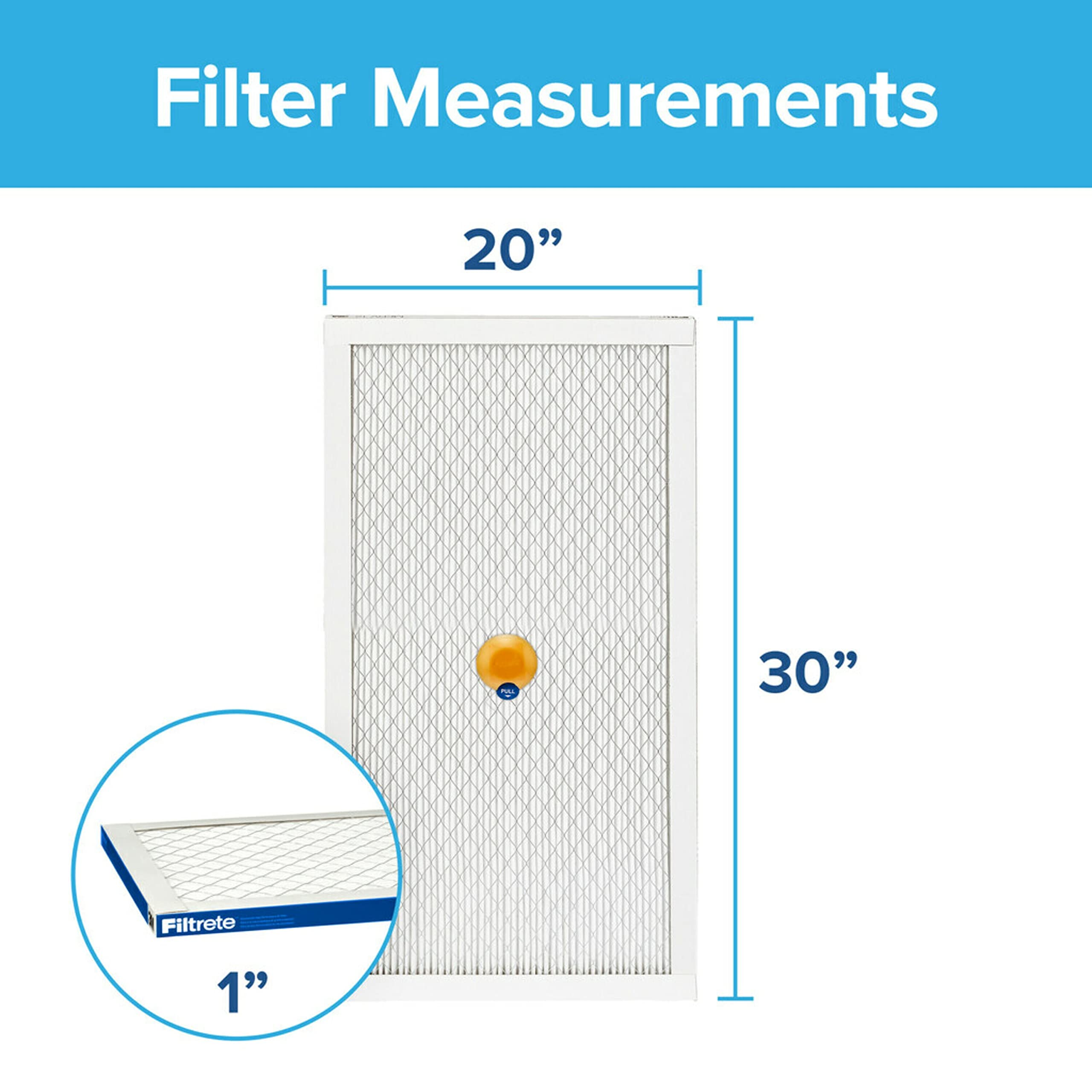 Filtrete 20x30x1 Smart Air Filter, MPR 2200 MERV 13, 1-Inch Premium Allergen & Home Pollutant Air Filters for AC and Furnace, 2 Filters