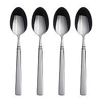 Oneida Easton Fine Flatware Teaspoons, Set of 4 , 18/10 Stainless Steel, Silverware Set, Dishwasher Safe