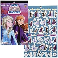 4 Sheet Foil Cover Sticker Pad, 200+ Stickers- 6 Pack, Blue, Small