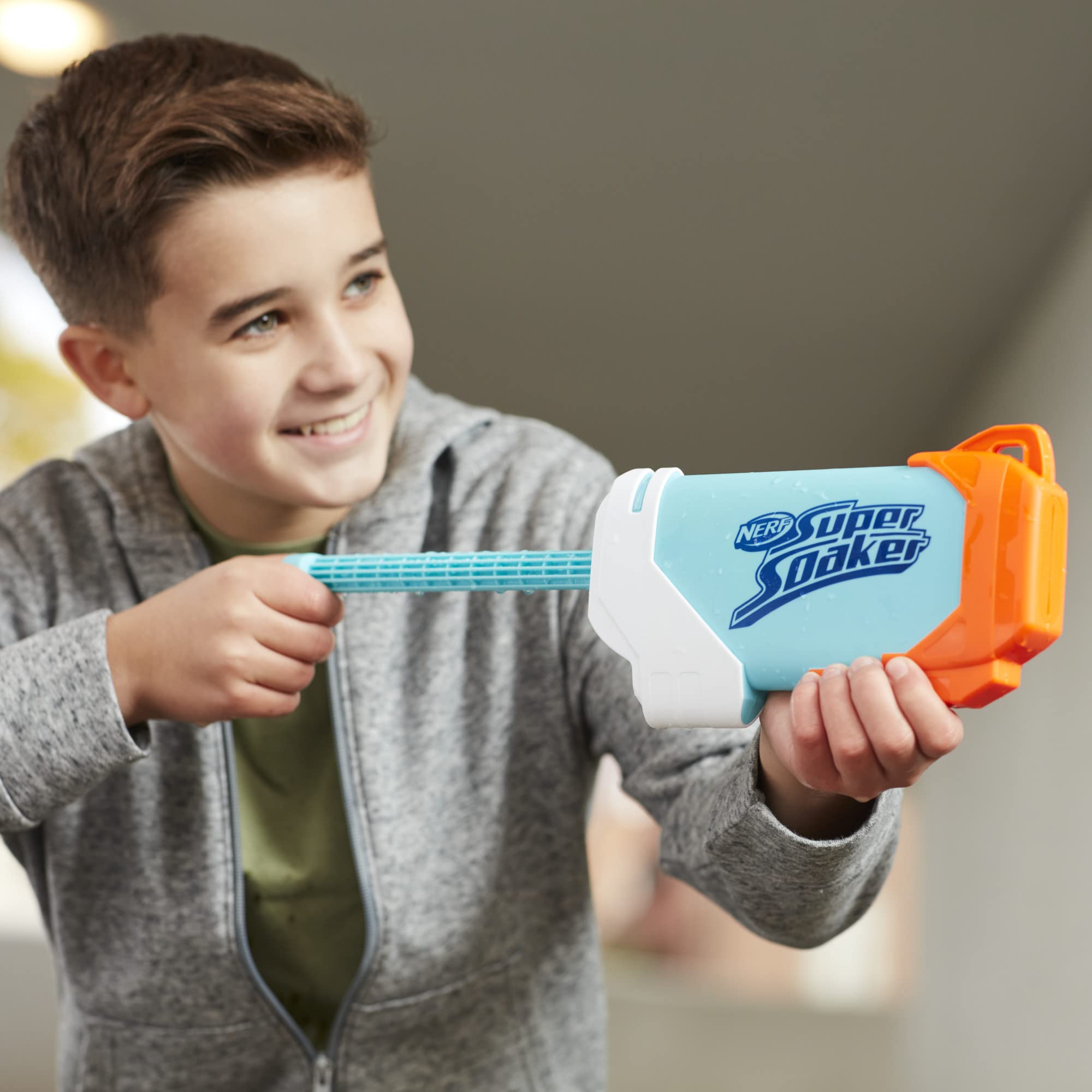 Nerf Super Soaker Torrent Water Blaster, Pump to Fire a Flooding Blast of Water, Outdoor Water-Blasting Fun for Kids Teens Adults