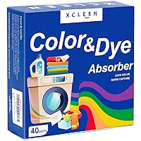 Color Absorber for Laundry-Protect Your Clothes from Color Bleed and Stains-40 Count