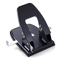 Standard 2 Hole Paper Punch, 30 Sheets Capacity, Black (90079)