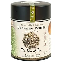 Handrolled Jasmine Pearls Green Tea, Loose Leaf, 3 Ounce Tin