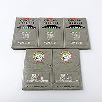 50 Organ Dbx1 Industrial Sewing Machine Needles 16X231 16X257 for Juki Brother (Singer 12 / Metric 80)