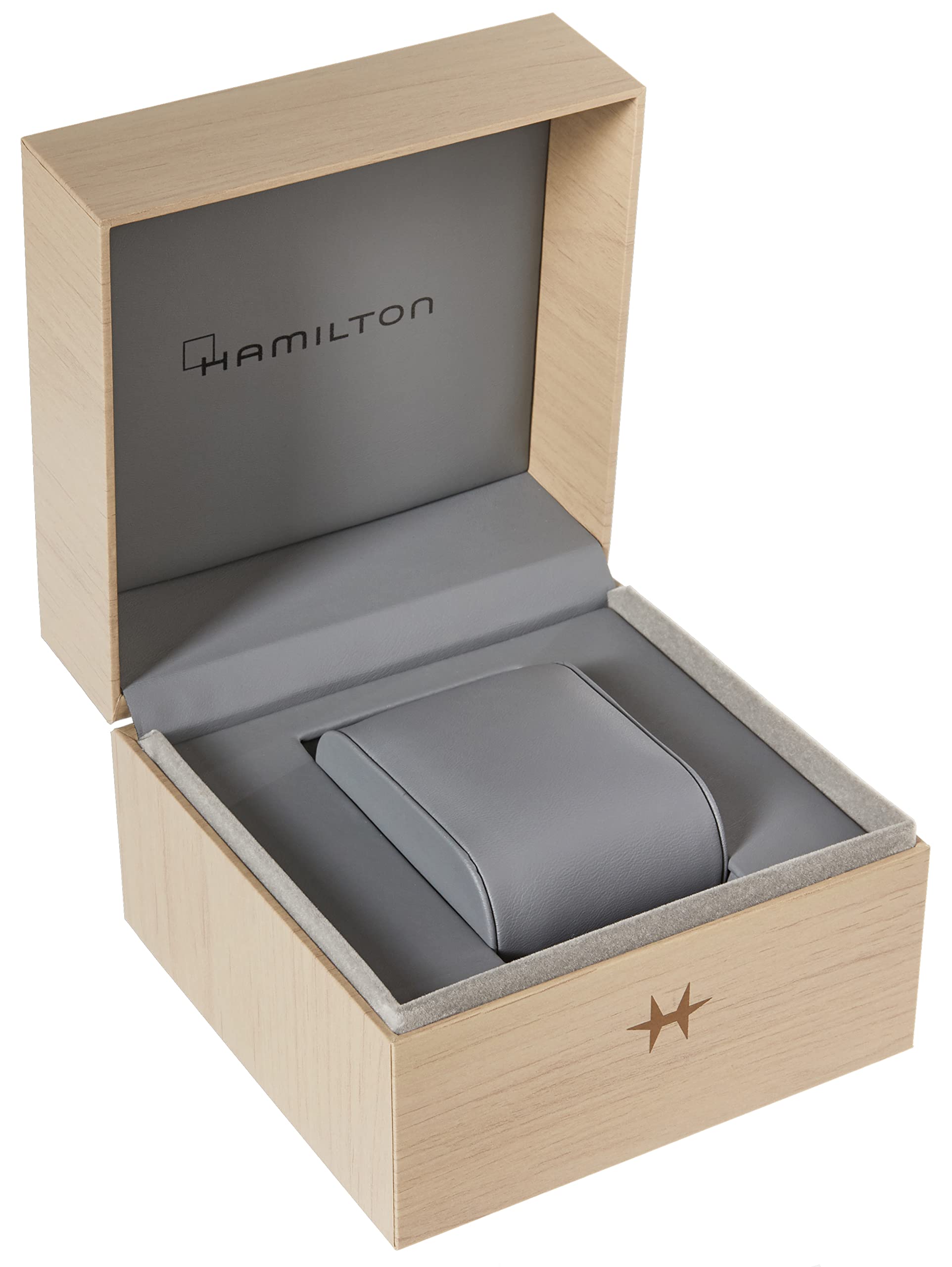 Hamilton Watch Jazzmaster Open Heart Lady Swiss Automatic Watch 36mm Case, Blue Dial, Silver Stainless Steel Bracelet (Model: H32215141)