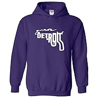 UGP Campus Apparel Detroit Smoking Gun Hoodie Basic Cotton