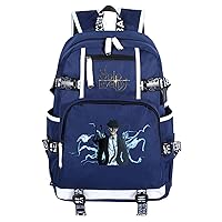Anime Solo Leveling Backpack Bookbag Daypack School Bag Laptop Bag with USB Charging Port 13