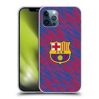 Head Case Designs Official FC Barcelona Breakdown Crest Pattern Soft Gel Mobile Phone Case Compatible with Apple iPhone 12 / iPhone 12 Pro