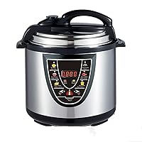 Electric Pressure Cooker with 6l Capacity, 8-in-1, One-Button Pressure Cooker, Steaming, Boiling, Frying, Baking, Rice, Boiled Egg Heat Preservation Electric Pressure Cooker, JD-06