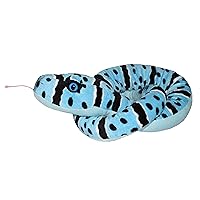 Wild Republic Snake Plush, Stuffed Animal, Plush Toy, Gifts for Kids, Blue Rock Rattlesnake, 54 inches