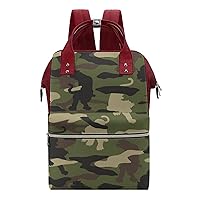 Tiger Camouflage Pattern Waterproof Mommy Bag Diaper Bag Backpack Multifunction Large Capacity Travel Bag