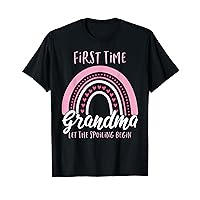 Let The Spoiling Begin First Time Grandma Gender Reveal T-Shirt