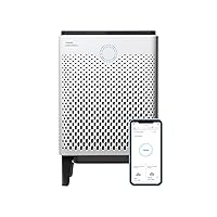 Coway Airmega 300S App-Enabled Smart Technology Compatible with Amazon Alexa True HEPA Air Purifier, 1,256 sq.ft, White