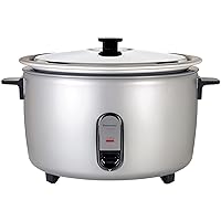 Panasonic Commercial Rice Cooker, 208V Extra-Large Capacity 80-Cup (Cooked), 40-Cup (Uncooked) with One-Touch Operation - SR-GA721L - Silver