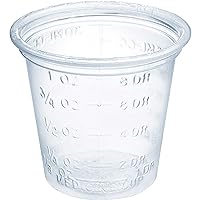 Dart P101M 1 oz Clear PS Portion Container (Case of 5000)