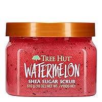 Watermelon Shea Sugar Exfoliating & Hydrating Body Scrub, 18oz