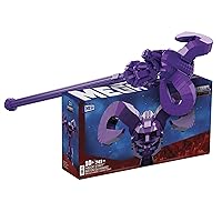 Mega Masters of The Universe Toy Building Set, Motu Havoc Staff Replica of Skeletor's Signature Scepter with 741 Pieces