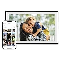 Skylight Digital Picture Frame - WiFi Enabled with Load from Phone Capability, Touch Screen Digital Photo Frame Display - Gifts for Mom, Preload Photos Before Gifting - 15 Inch Black