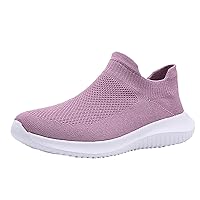 Women's Casual Walking Shoes Breathable Mesh Work Slip-on Sneakers