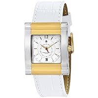 Charles-Hubert, Paris Women's 6841-T Premium Collection Analog Display Japanese Quartz White Watch