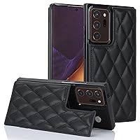 XYX for Samsung Galaxy Note 20 Ultra 5G Wallet Case with Card Holder, RFID Blocking PU Leather Double Magnetic Clasp Back Flip Protective Shockproof Cover 6.9 inch, Black