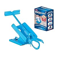 Sock Slider - The Easy on, Easy off Sock Aid Kit & Shoe Horn | Pain Free No Bending, Stretching or Straining System that Packs up for Convenient Travel, As Seen on TV