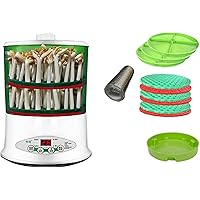 Seed Germination Kit, Bean Sprout Machine, Household Large-Capacity Multi-Function Automatic Germination Machine Bean Sprouts Growing Seedling Machine-1/