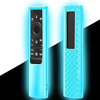 Case Compatible with Samsung Smart TV Remote Control 2021/2022, Remote Cover for Samsung Solar Cell Remote BN59-01357 BN59-01385 BN59-01265A Universal Silicone Skin Sleeve Glow in The Dark Sky