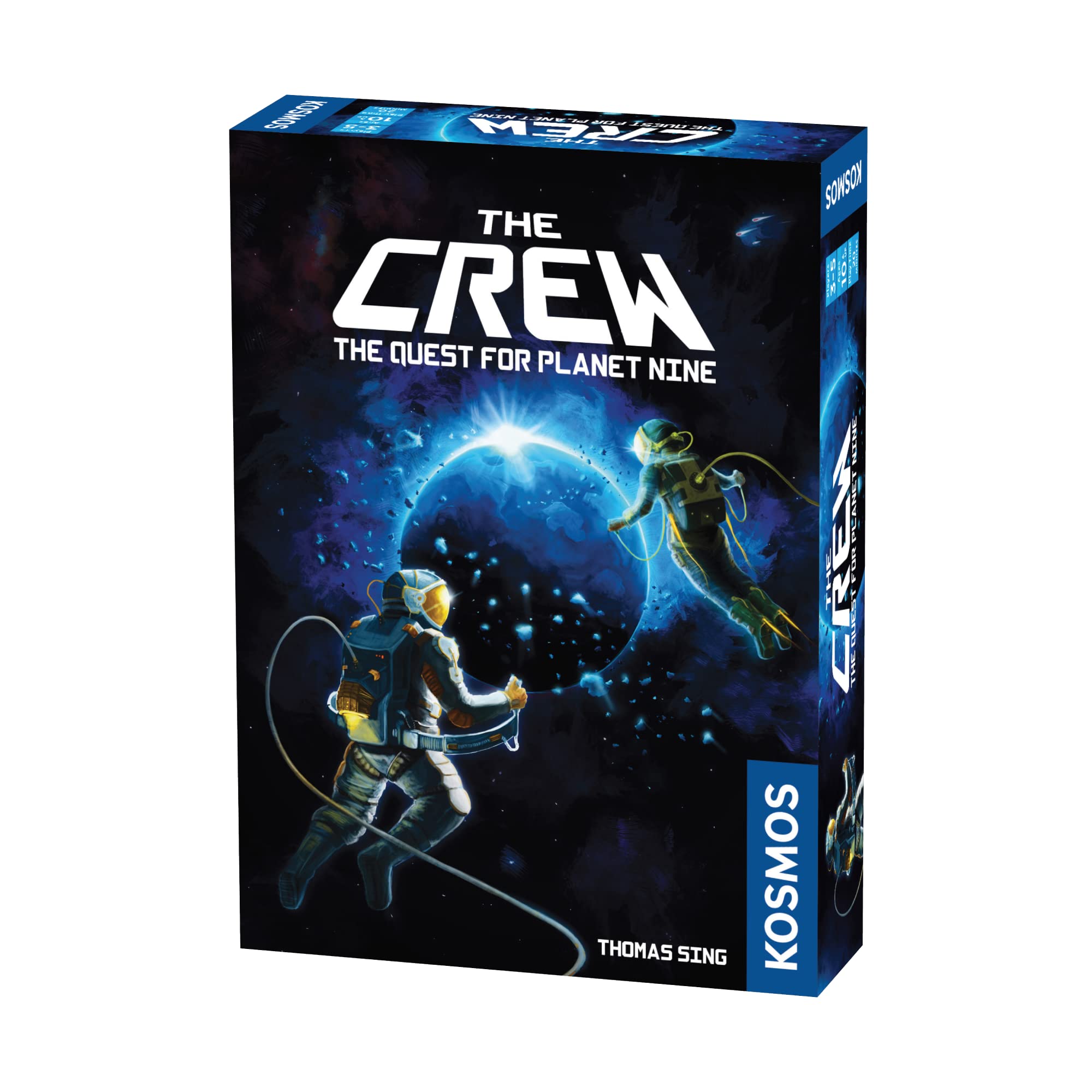 The Crew - Quest for Planet Nine | Card Game | Kennerspiel des Jahres Winner | Cooperative Space Adventure | 3-5 Players | Ages 10+ | Trick-Taking | 50 Levels of Difficulty | Endless Replay