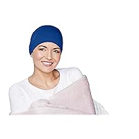 Chemo Organic Headwear - Sleep Cap | Cancer Headwear for Men & Women | Unisex Sleeping Hat | 95% Cotton Beanie