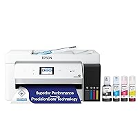 Epson EcoTank ET-15000 Wireless Color All-in-One Supertank Printer with Scanner, Copier, Fax, Ethernet and Printing up to 13 x 19 Inches, White