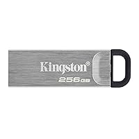 Kingston DataTraveler Kyson 256GB High Performance USB 3.2 Metal Flash Drive | Speeds up to 200MB/s | DTKN/256GB