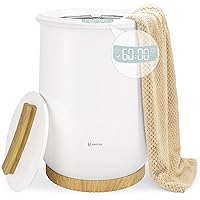 Keenray Upgraded Towel Warmer Bucket, Large Towel Warmer with 3 Heating Modes, Heat Time 30/45/60 Min Adjustable and Up to 24 Hour Delay Timer, Towel Heater for Oversize Bathrobes Blankets