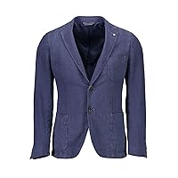GANT Elegant Linen Classic Jacket - Serene Men's Blue