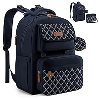 Maelstrom Diaper Bag Backpack - Expandable Large Baby Bag for 2 Kids/Twins Baby Stuff (45L MAX), with Removable Cross Body Bottle Bag for Mom/Dad,Stylish Nappy Bag Gift for Boys/Girl-Navy Blue