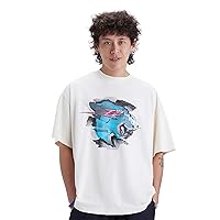 MrBeast Graphics Tees for Men and Women, US Cotton Logo Design T Shirts, Printed Tee Shirts
