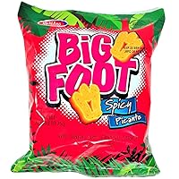 Big Foot, The Giant Cheese Snack, Spicy, 25g. (Pack of 12)