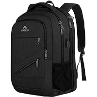 MATEIN Business Travel Backpack, Extra Large TSA Friendly Work Backpack with USB Charging Port & Laptop Compartment, Water Resistant College School Backpack for Men Women Fits 17 Inch Laptop Notebook