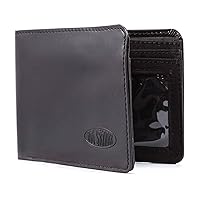 Big Skinny Men's L-Fold Passcase Leather Slim Wallet, Holds Up to 30 Cards